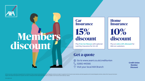 Discount on AXA insurance